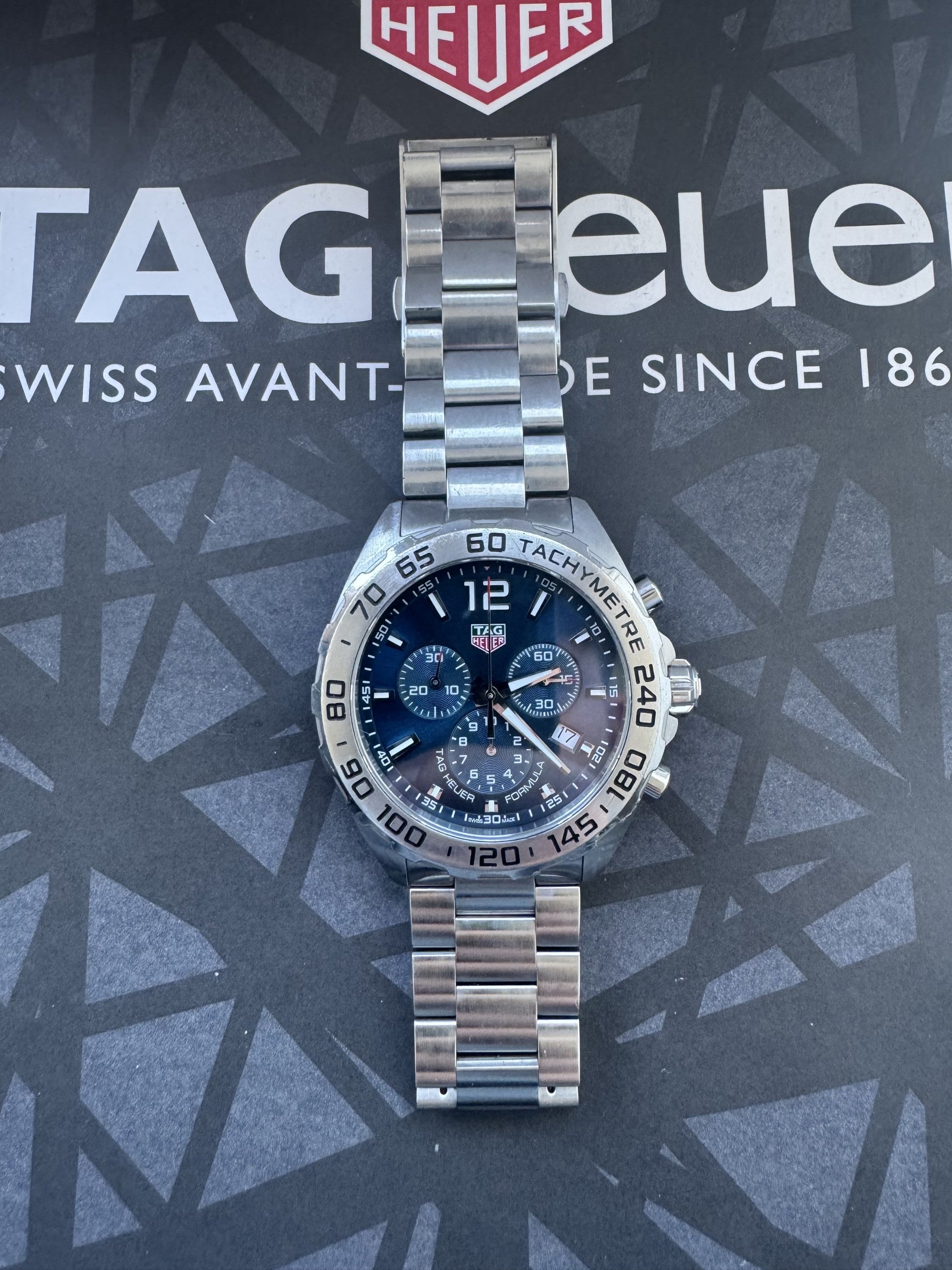 2023 TAG HEUER BLUE FORMULA 1 CHRONOGRAPH CAZ101K 43mm