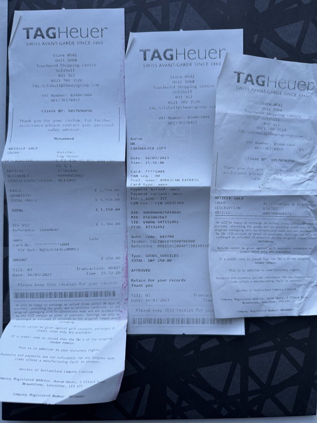 2023 TAG HEUER BLUE FORMULA 1 CHRONOGRAPH CAZ101K 43mm