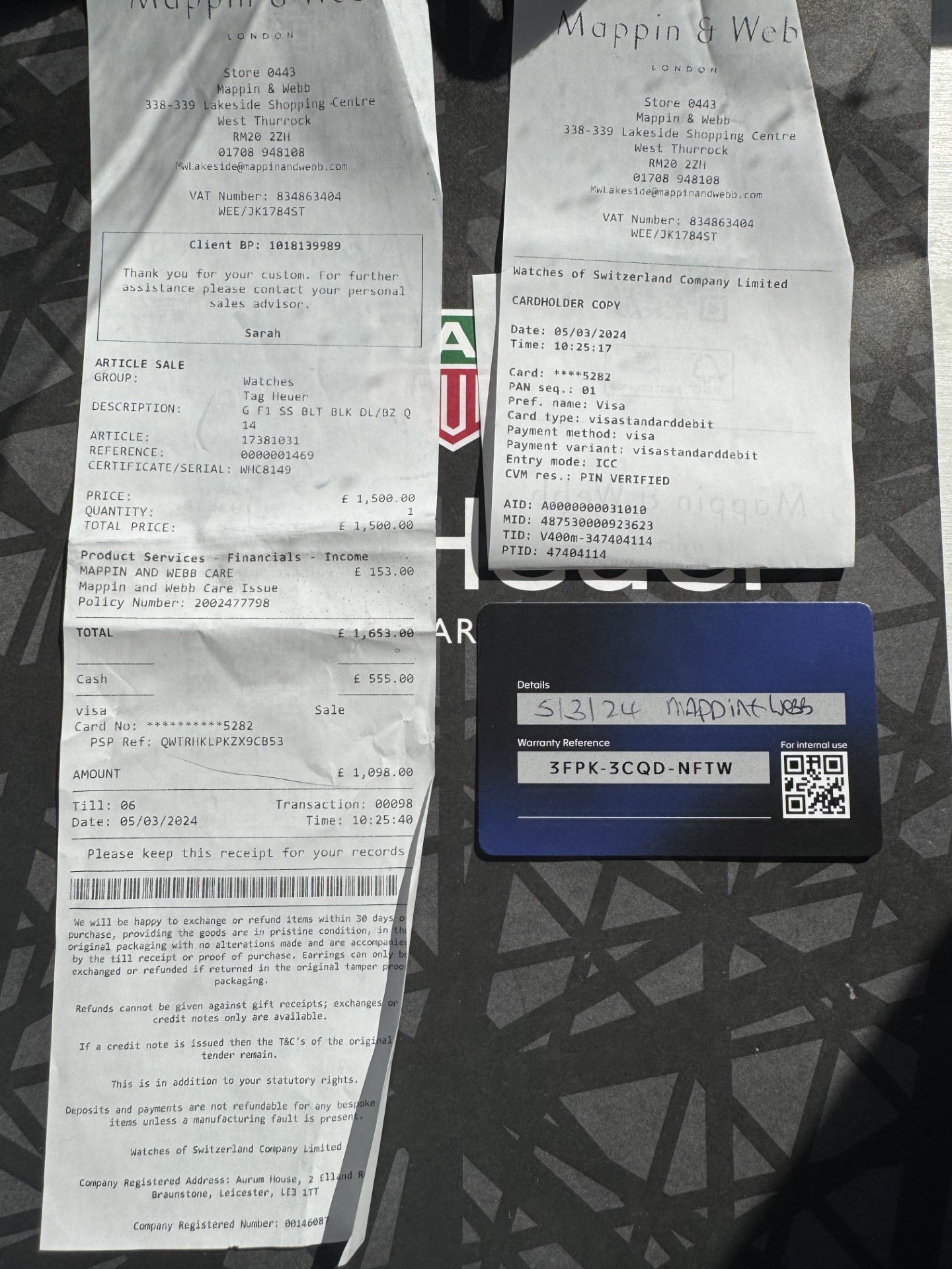 2024 TAG HEUER BLACK FORMULA 1 QUARTZ 41mm WAZ1010